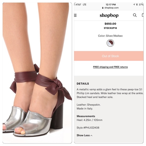 3.1 Phillip Lim | Malbec Heeled Sandal Booties - Picture 8 of 8